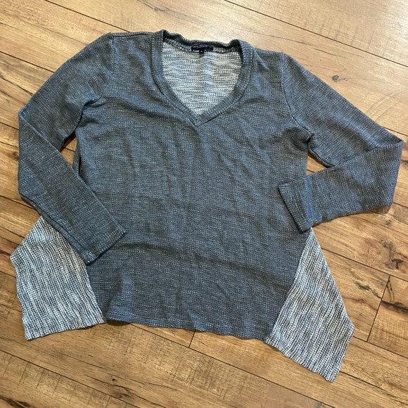 Beyond Yoga Double Faced Hi Low Sweatshirt Grey Size Medium - Picture 5 of 11
